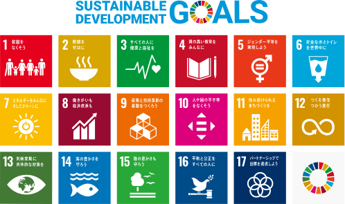 SDGs（SUSTAINABLE DEVELOPMENT GOALS）